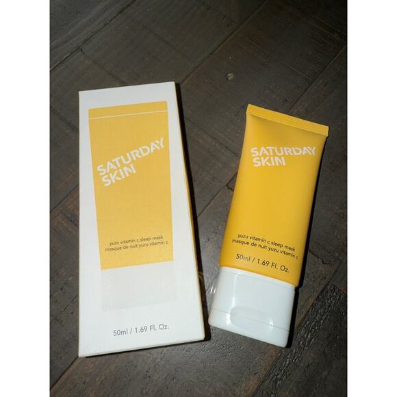 Saturday Skin yuzu Vitamin C Sleep Mask NEW - Picture 1 of 3